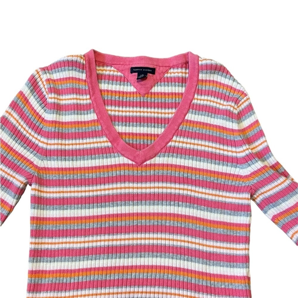 Tommy Hilfiger Women’s Striped Pullover Sweater